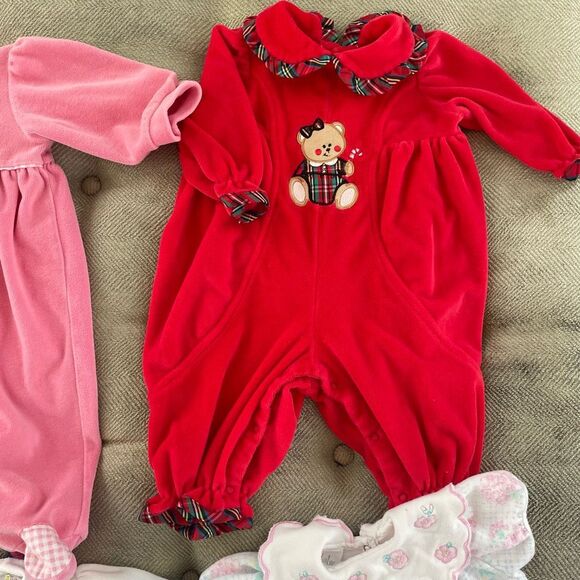 Vintage 80s 6pc Lot Baby Dior Osh Kosh B’Gosh Togs 3-6 Month Girl - Picture 5 of 10